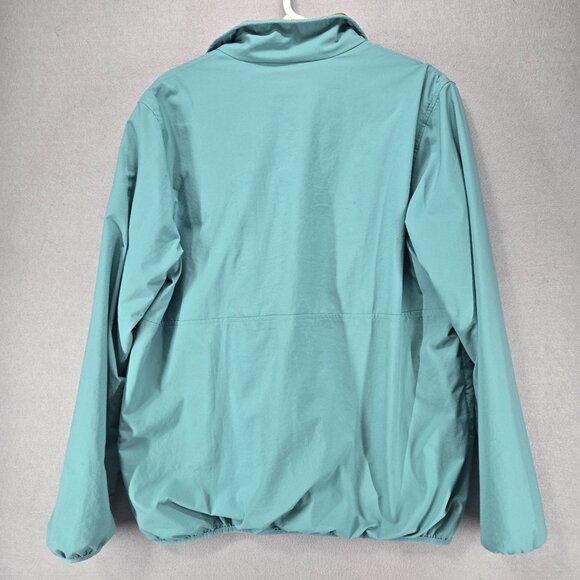 Patagonia Women's Pullover, Reversible Fleece/Windbreaker, Med/Lg, Brown/Aqua - Picture 6 of 8
